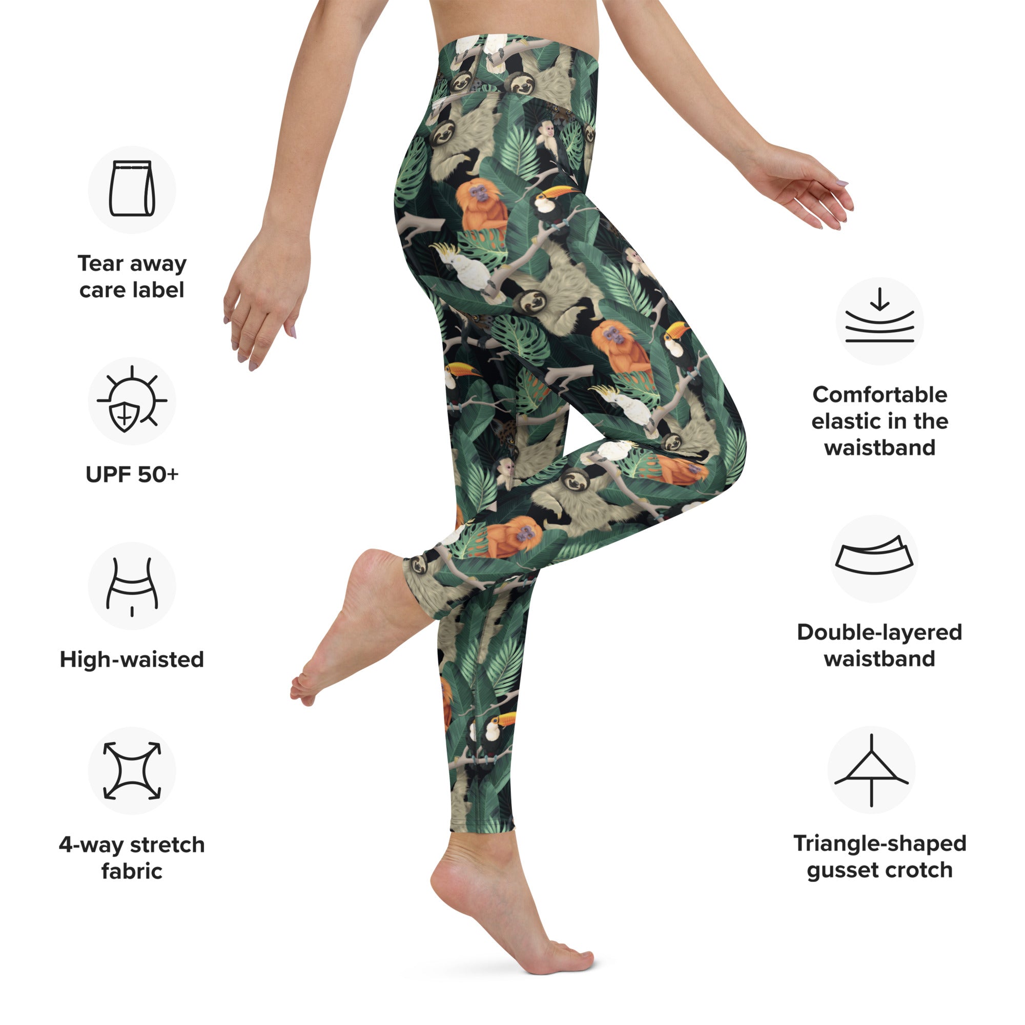 SHE REBEL - Be Wild Yoga Leggings